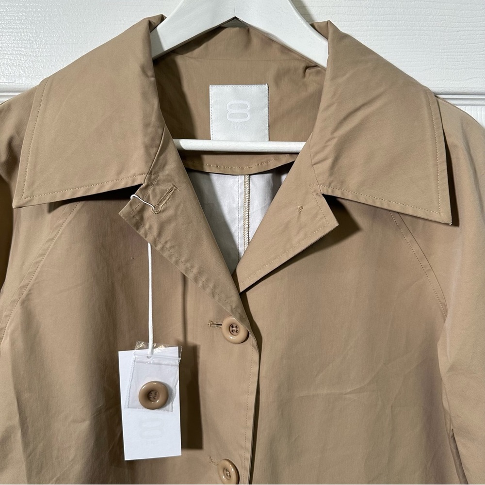 8 by Yoox Trench Coat Size 44 - Picture 7 of 8